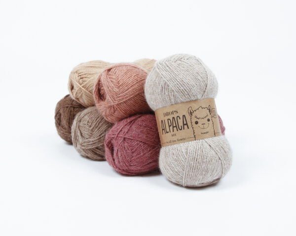 Drops Alpaca (100%) - 101 weiss uni colour – Bild 3