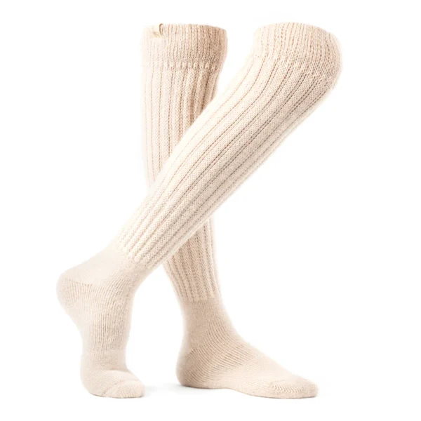 ALPACA SOCKS Over the Knee - sahara